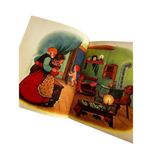 The Elves and the Shoemaker Vintage 1946 Children's Book Pied Piper - Picture 9 of 11
